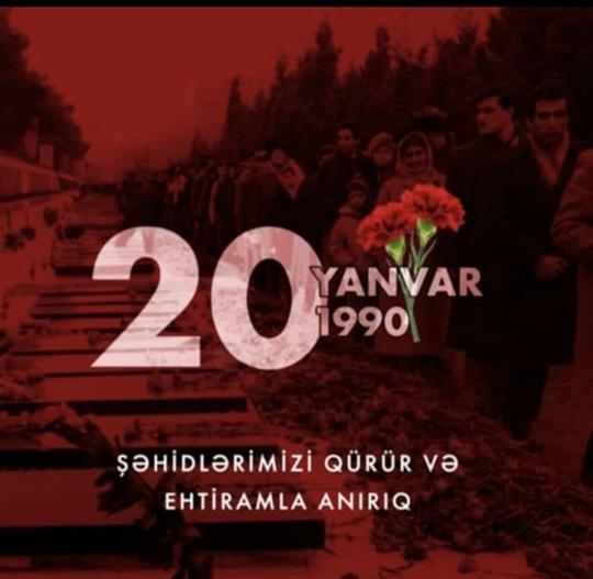 20 OCAK 1990 QANLI-KANLI YANVAR - AZERBAYCAN TÜRKLÜĞÜNÜN ŞEHİTLERİ